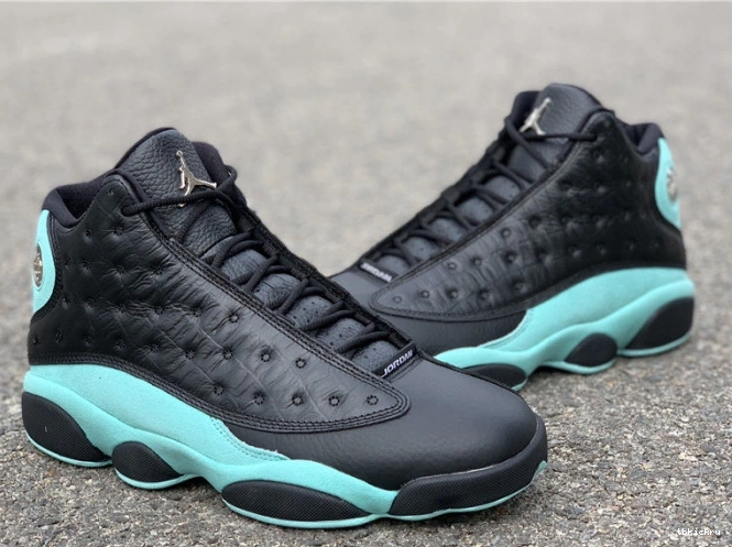 Cheap TBkick 13 Black Retro Air Island Jordan Green 414571-030 0813